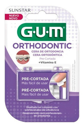 Gum 723 Orthodontic Wax Neutro X 5 Barras Cera De Ortodoncia