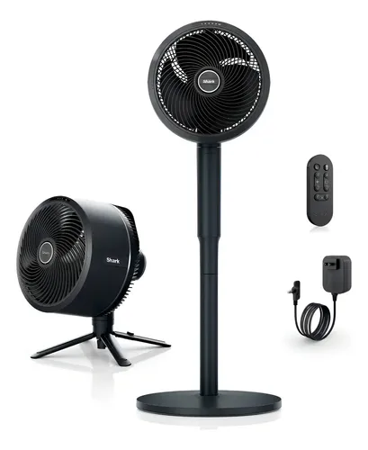 Ventilador Flexbreeze Inalámbrico Y Cable - Shark - Fa200 Na Negro Plástico 3