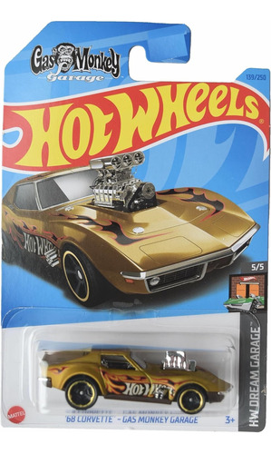 Hot Wheels Corvette 68 Gas Monkey Garage Coleccionable