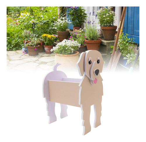 Maceta Para Perros, Bonita Forma De Flor Con Forma De Animal