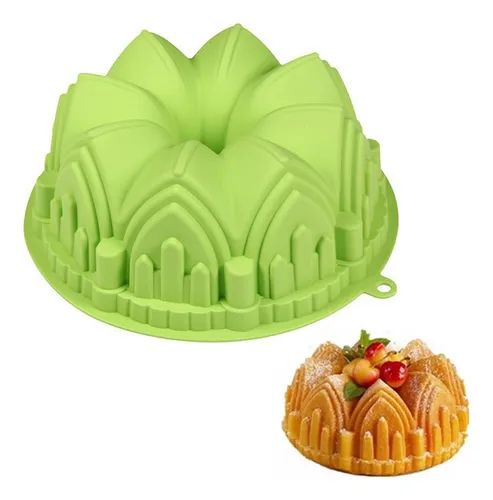Green Crown Style Silica Cake Dessert Mold | MercadoLibre