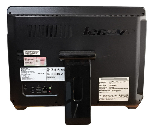 Lenovo All In One 3000 C100 Intel Disco Ssd Wifi X Usb Negro (Usado)