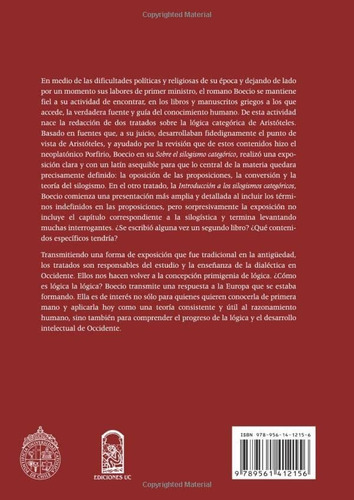 Boecio, Los Tratados Silogísticos: De Syllogismo & Introduct