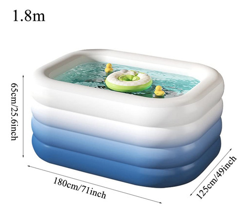 M Tina Inflable Con Bomba,para Baño Caliente Y Baño De