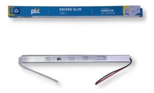 Driver Slim Para Fita De Led 60w 12v 5a Ip20 Pix
