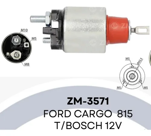 comprar Automático Arranque, Ford Cargo 815 T\u002Fbosch, 12v, Zm-3571