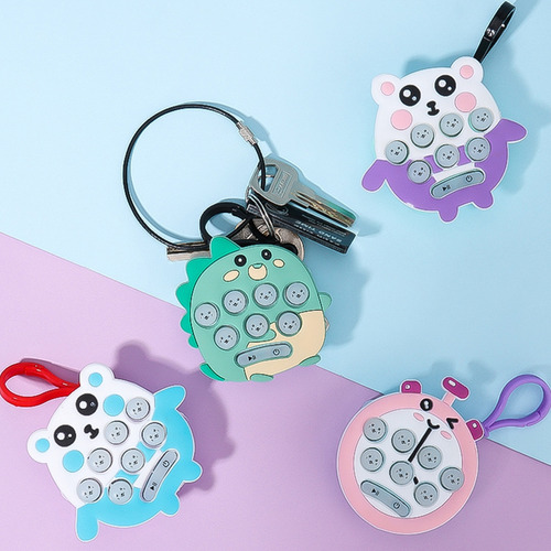 Llavero De Consola De Juegos Light Up Popgame Toy Sensory (1