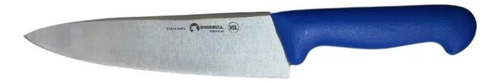 Cuchillo Chef 8 Azul Shorbull Acero Inox Profesional 20 Cm