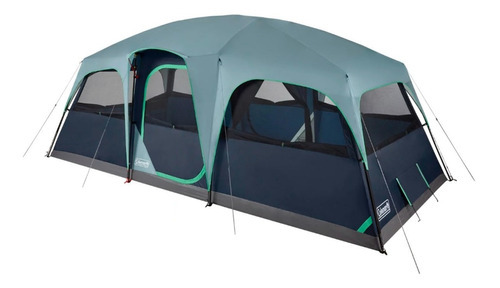 Carpa Coleman Sunlodge 10 Personas Impermeable Fácil Armado Color Gris