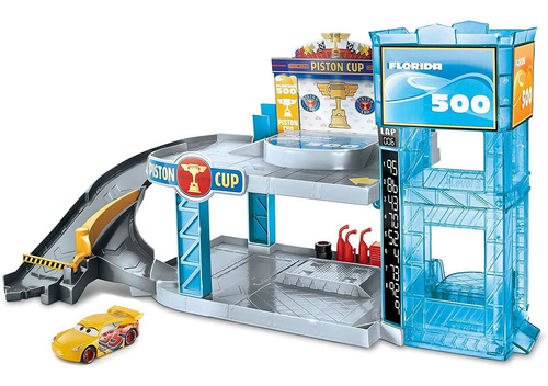 Disney Pixar Cars Florida 500 Racing Garage Amazon Excl...