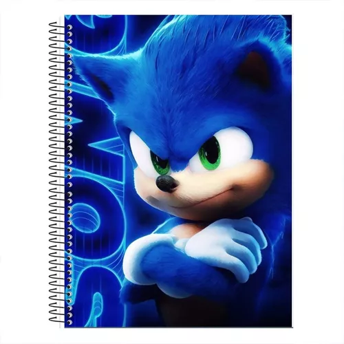 Caderno de Desenho - Sonic