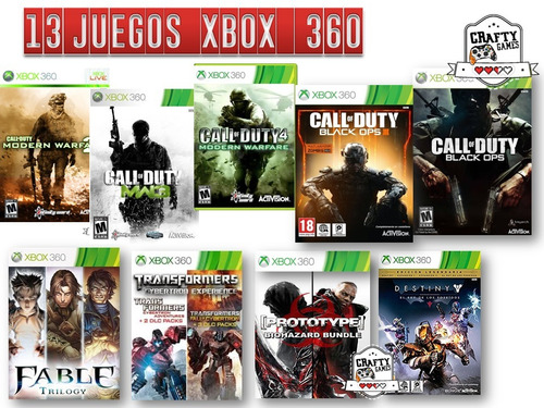 Paquete 13 Juegos Xbox 360 Mega Oferta Online Originales
