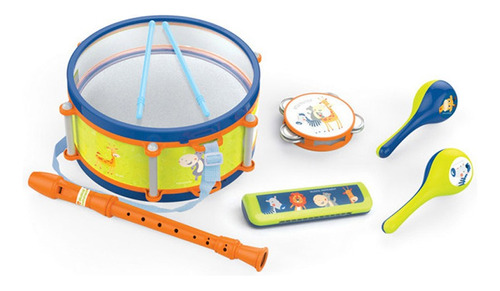 Set De Instrumentos Musicales X 6 Piezas Diseño Animales