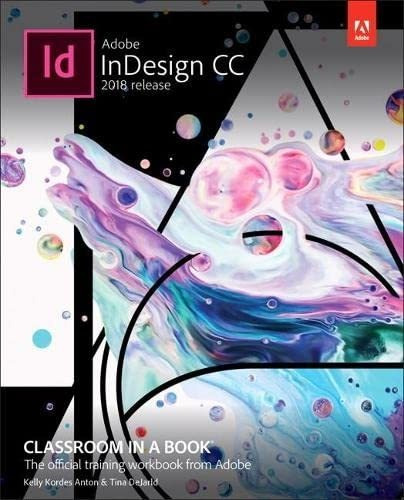 Book : Adobe Indesign Cc Classroom In A Book (2018 Release)