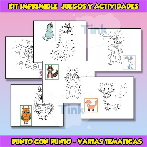 Kit Imprimible Juegos Y Actividades
