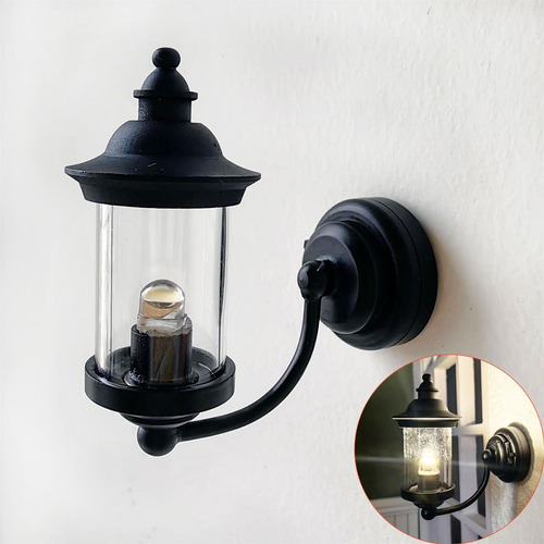 Lámpara De Pared Para Casa De Muñecas, Accesorios De