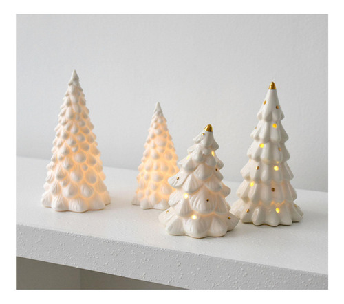 Estatua Iluminada, Figura De De Navidad, 9 Cm X 15,8 Cm