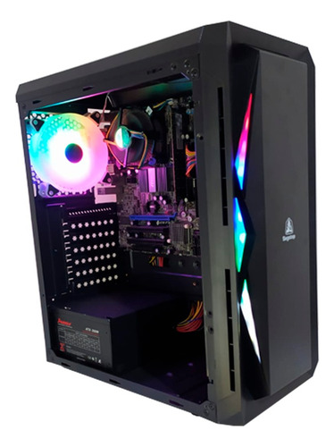 Torre Gamer Pc Cpu Amd Ryzen 5 4600g Ram 16gb Disco 512ssd 