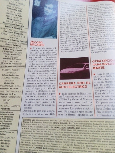 Imagen 3 de 5 de Revista Conozca Más Año 2 No. 11 1991 Meteoritos