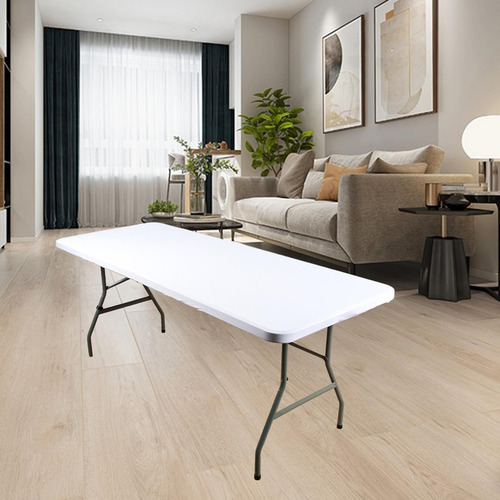 Cubierta De Mesa Ajustable Con Tapa Blanco 183x76x76cm