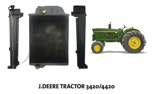 Imagen 1 de 6 de Radiador Tractor John Deere 3420/4420 