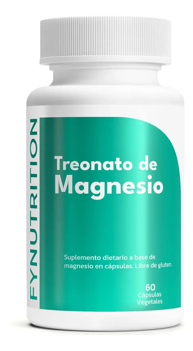 Treonato de Magnesio Fynutrition - L-Treonato Ayuda A La Memoria Y Concentración - 60 Cápsulas