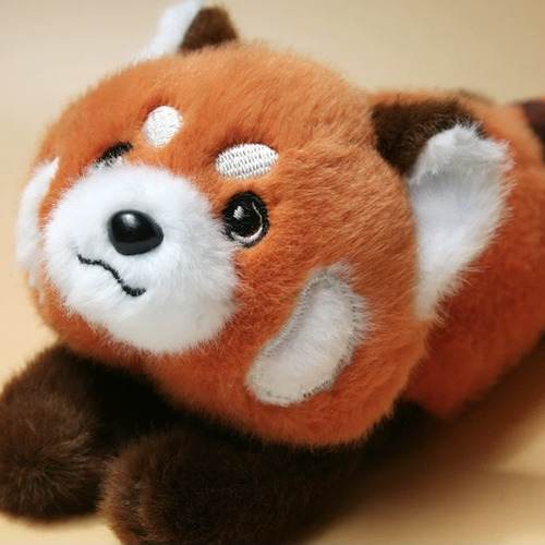 Anillo De Peluche De Panda Rojo Para Golpear Y Chocar