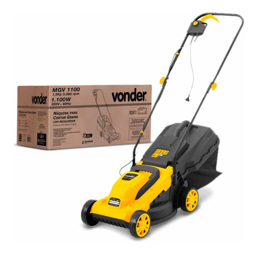 Cortador De Grama Vonder Com Recolhedor 1100w 220v Aparador