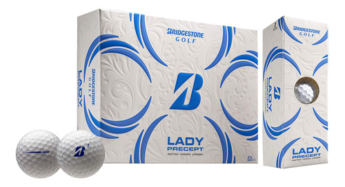 Bolas De Golf Blancas Para Mujer En Paquete De 12 Bridgeston