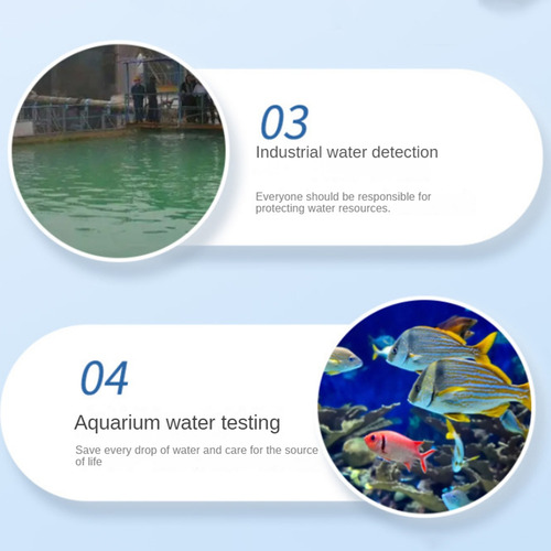 Kit De Análisis De Agua, 100 Tiras Reactivas De Agua Para El
