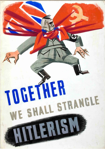 Lienzo Canvas Art Poster Segunda Guerra Mundial Propaganda 5