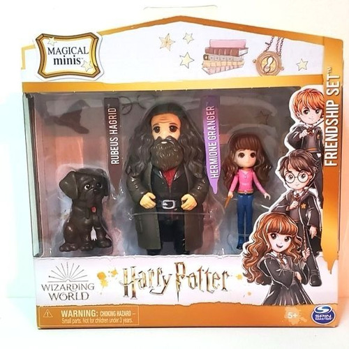 Harry Potter Wizarding World Magical Minis Hagrid, Hermione