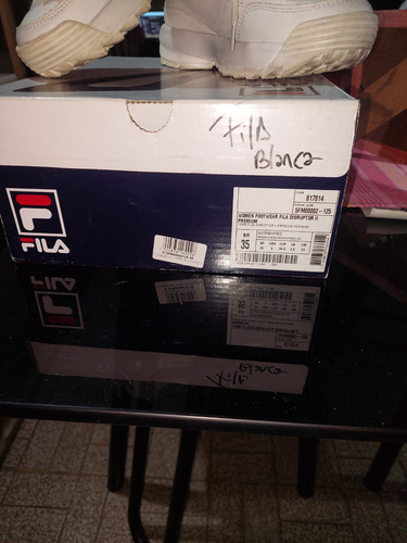 Zapatillas Fila Disruptor Il Blancas Impecables (usado) (Usado)
