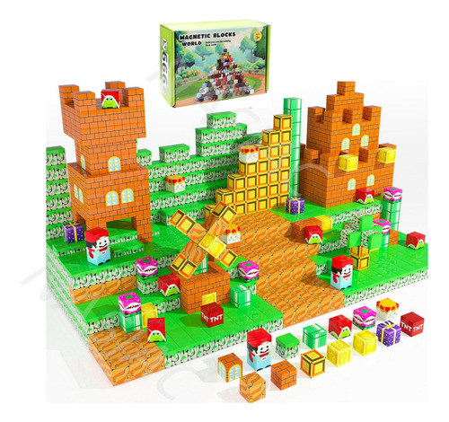 Bloques Magnéticos Construcción Juguetes Niños Regalos