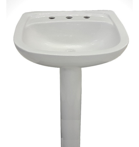 Pie + Lavatorio Chico 45 Cm Columna Vogue Bacha Losa Deca