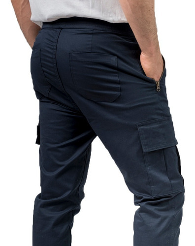 Pantalon Gabardina Jogger Babucha Cargo Hombre Mistral 55013