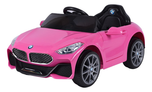 Carro Eléctrico Aeiou B005 Montable Una Plaza Color Rosa