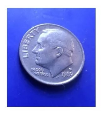 1 One Dime 1989 Estados Unidos Letra P (Usado)