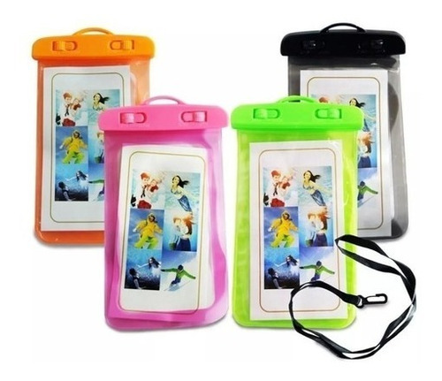 20 Fundas Bolsas Contra Agua Sumergible Celular Fun02-10