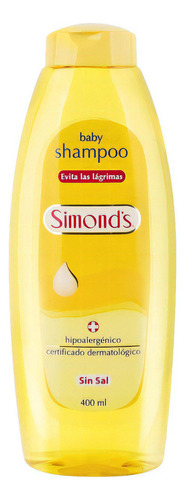  Simond's Shampoo Baby Evita Lágrimas Sin Sal X 400 Ml