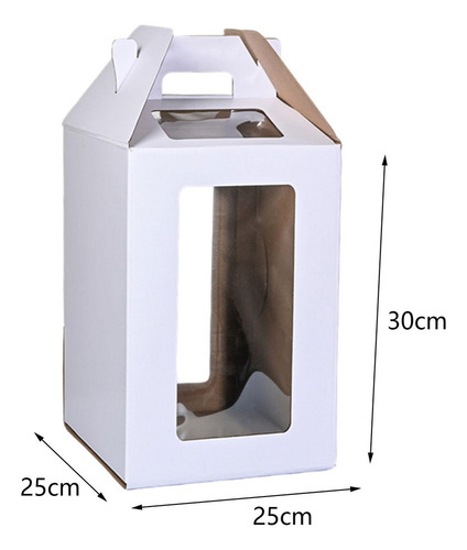 Caja Grande Para Pasteles, Almacenamiento Portátil De