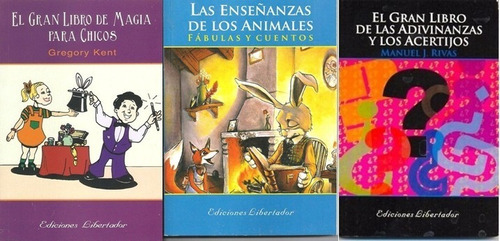 Magia Fabulas Y Adivinanzas - Combo Infantil X3 Libros 