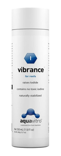 Suplemento De Yodo Acuario Marino Vibrance 350ml Aquavitro