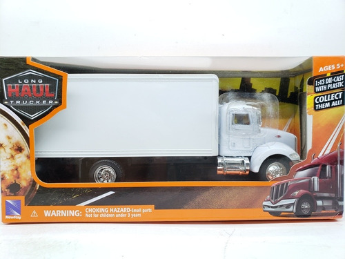 Torton Rabon Tráiler Peterbilt Blanco New Ray Escala 1:43