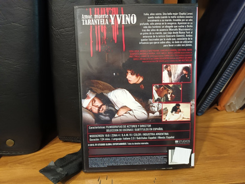 Amor,muerte ,tarantella Y Vino-dvd Con Subt.español 162 (Usado)