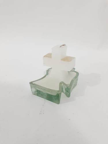 Vela Aromatica Con Base De Angel Y Cruz