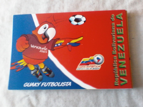 Postales Venezuela Copa América Guaky Actividades 2007