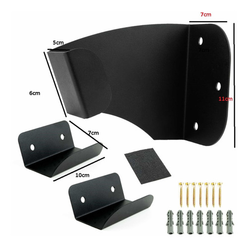 Imagem 2 de 10 de Suporte De Parede Horizontal Para Bike Mtb Ou Speed 3v Bike