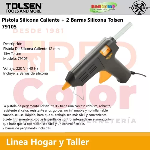 Pistola De Silicona Caliente 12mm 15w Tolsen – E-shop – La mayor tienda  Online del Uruguay