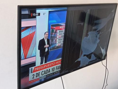 Smart Tv Full Hd Samsung 40 Pulgadas Pantalla Rota